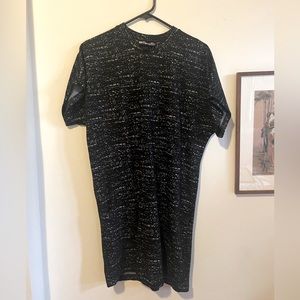 Bionic (boutique brand) black and white static dress szS